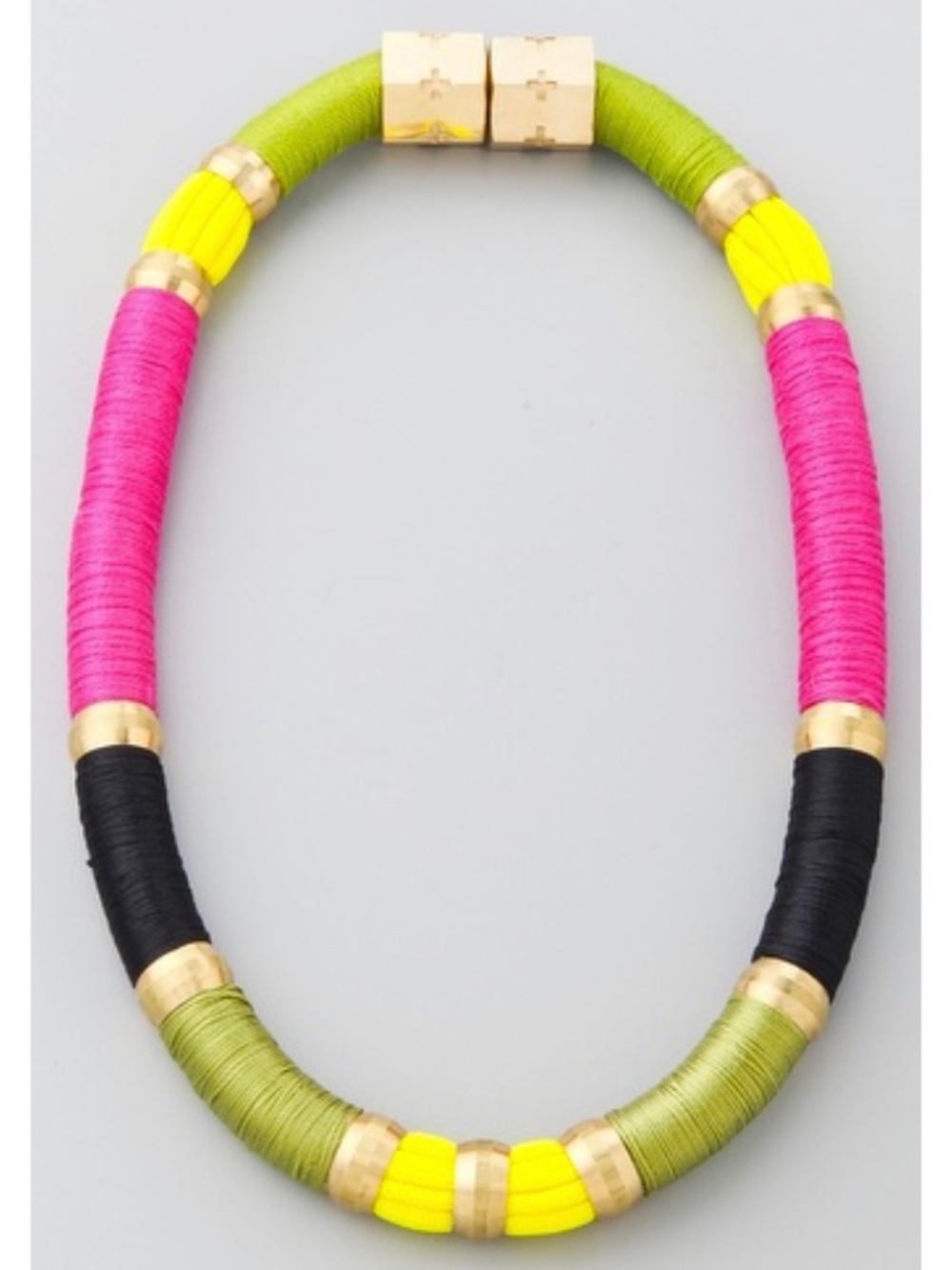 Holst + Lee Multi colored rope necklace